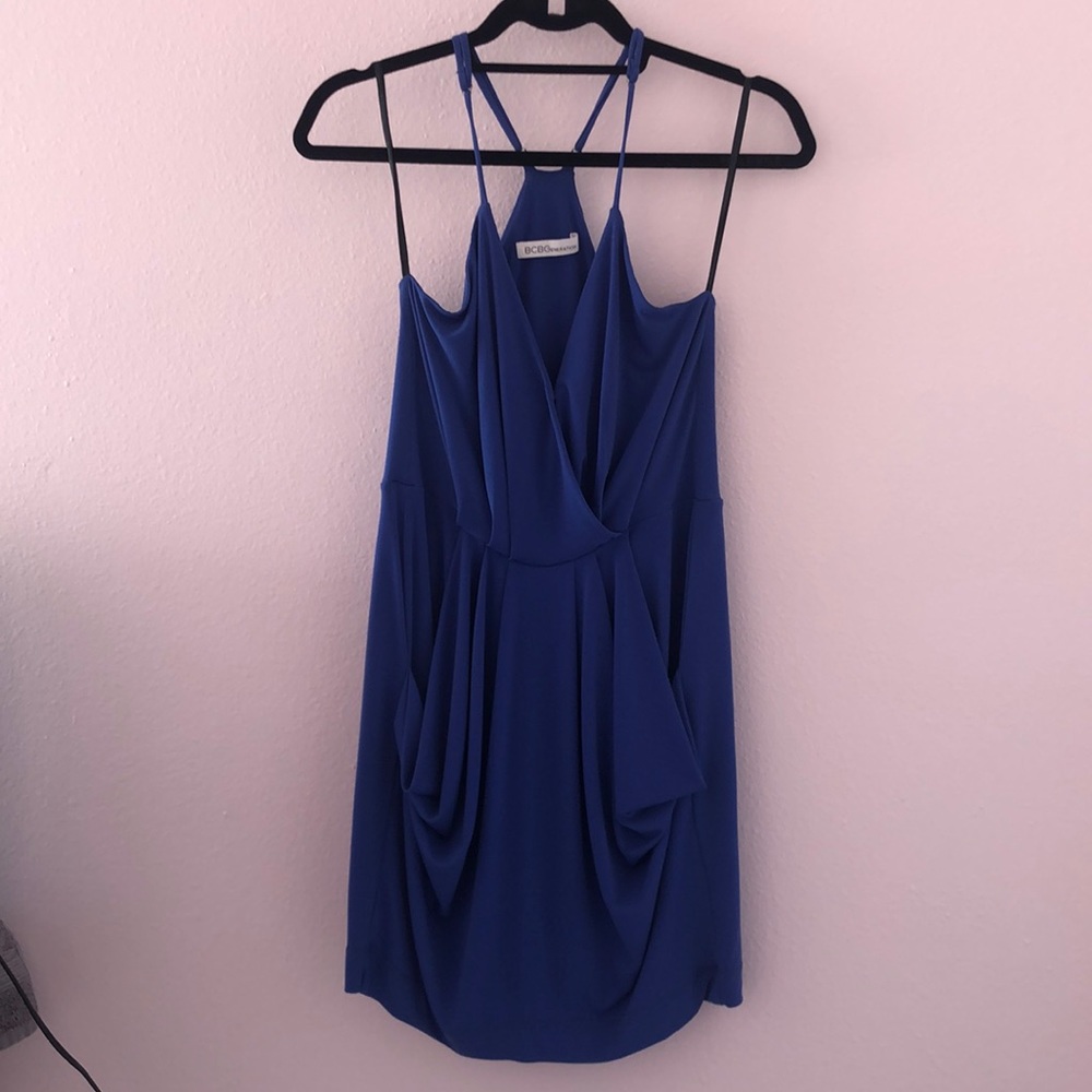 BCBGeneration Faux Wrap Mini Dress